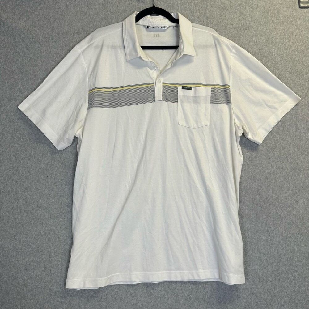 Travis Mathew polo mens XXL golfing athleisure gorpcore *flaw
